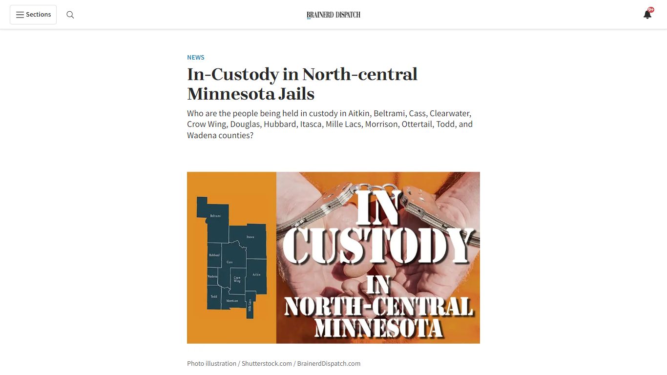 In-Custody in North-central Minnesota Jails - Brainerd Dispatch